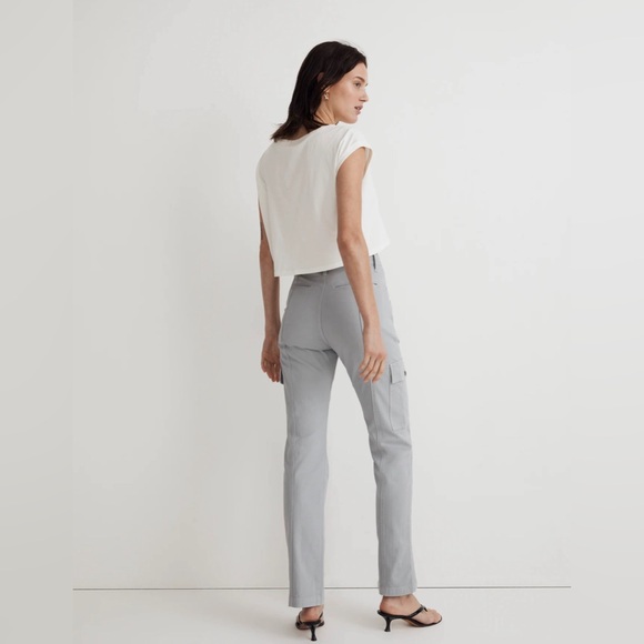 Madewell Garment-Dyed '90s Straight Cargo Pant size 30 in solstice gray! - Picture 4 of 10